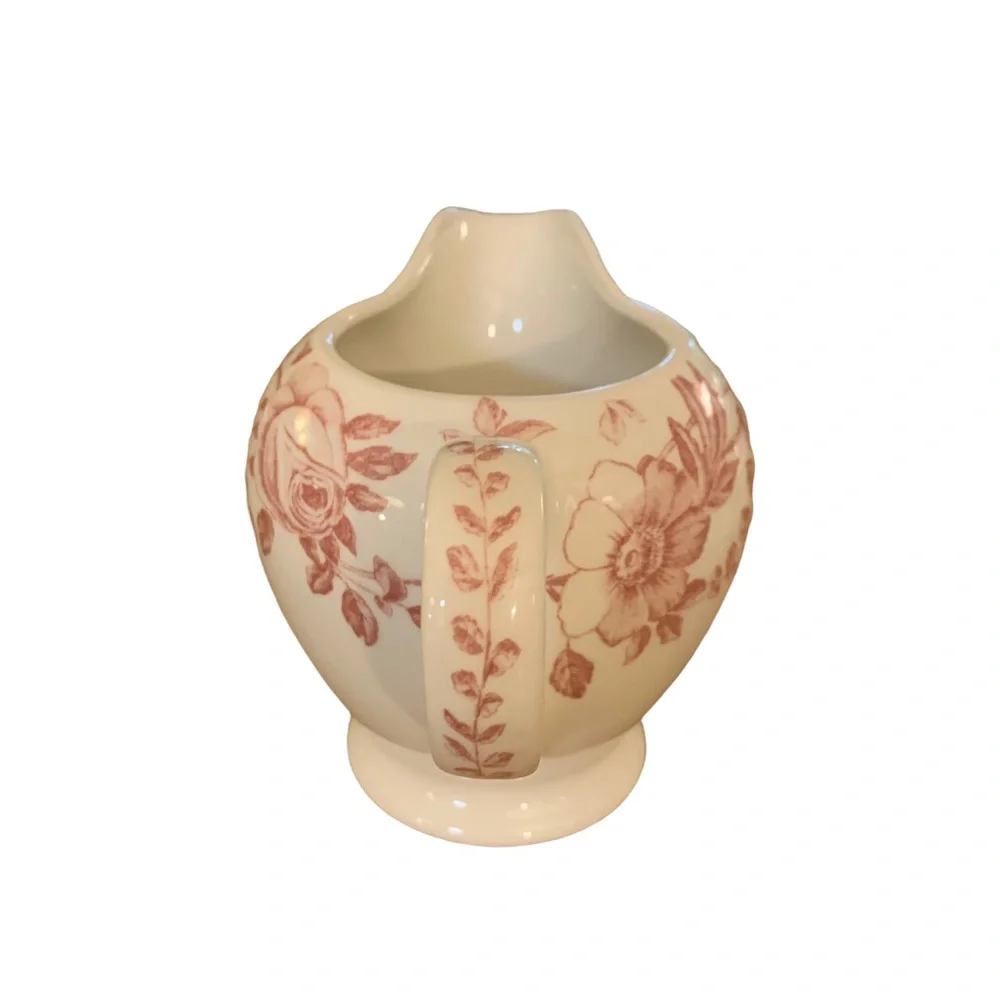 Churchill Pink Peony China Creamer made in England Cottagecore Floral